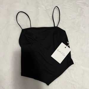 Cute rhinestone back tank